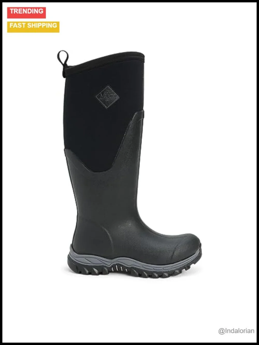 5mm Neoprene Bootie Snow Boot Waterproof Pull-On Comfort Insole